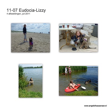 Eudocia-Lizzy met foto's van de maand juli